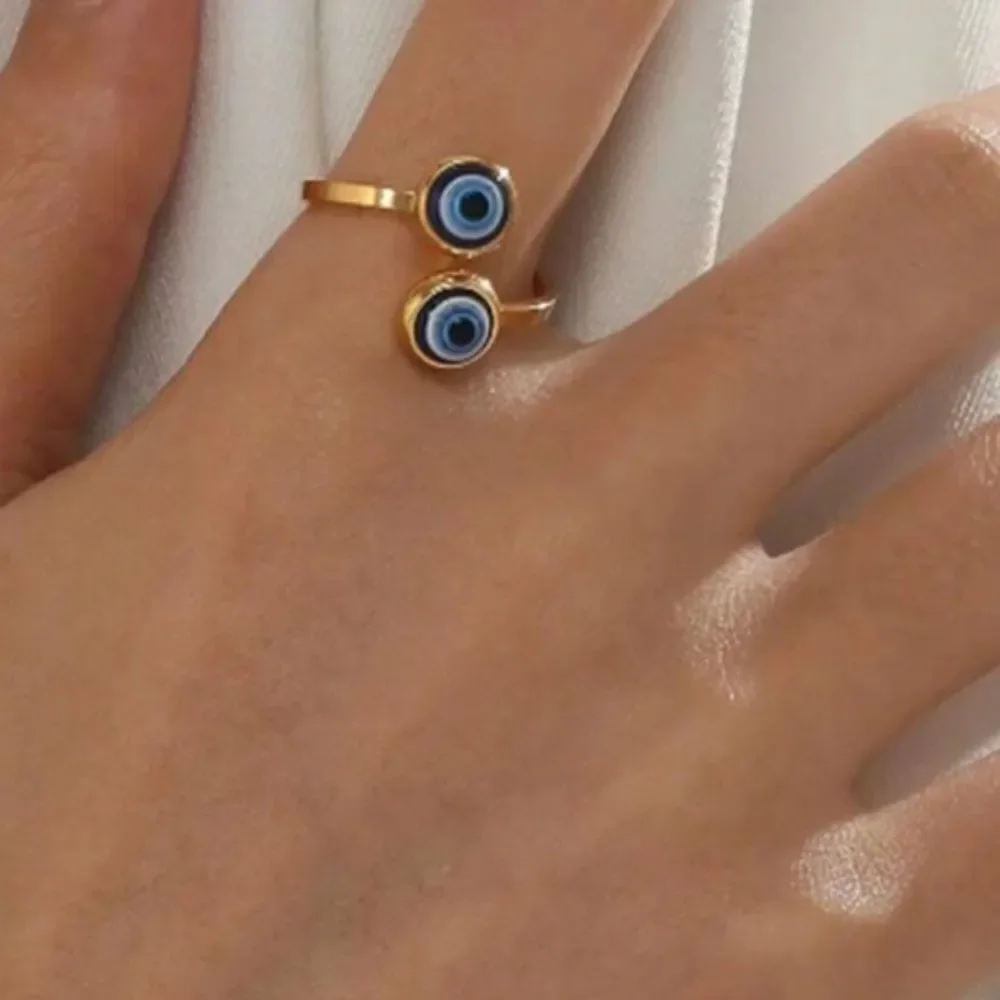 Gold Evil Eye Ring A1525